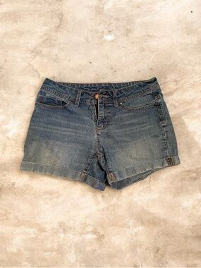 Faded Glory Classic Blue Jean Shorts, Size 6